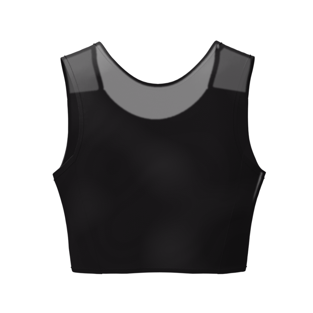 Lola Olivia Fresh Mesh Binder in Blackberry, back