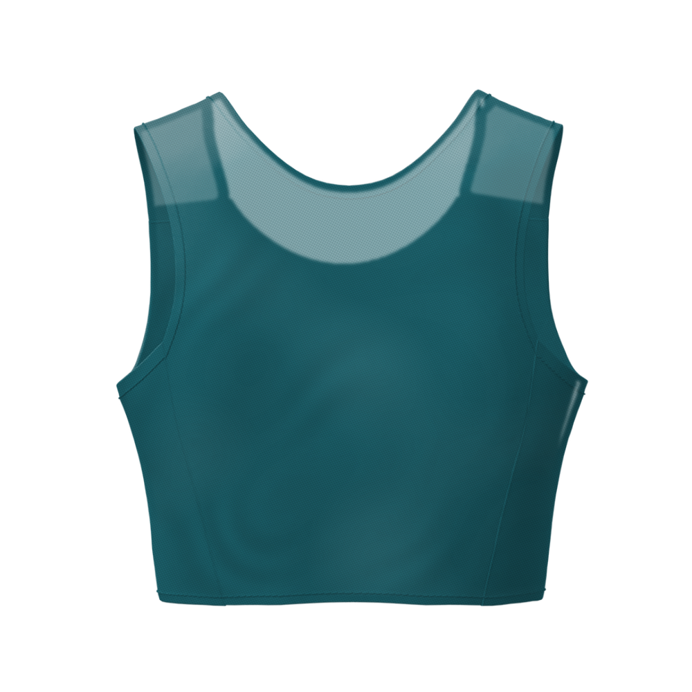 Lola Olivia Fresh Mesh Binder in Blue Raspberry, back