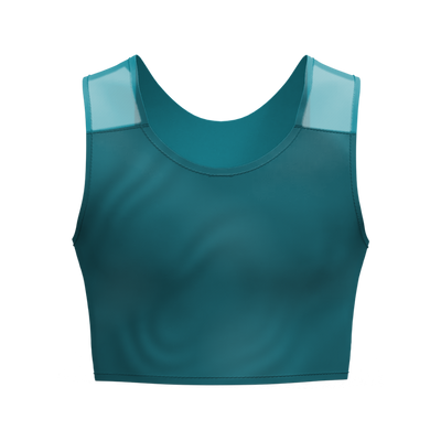 Lola Olivia Fresh Mesh Binder in Blue Raspberry, front
