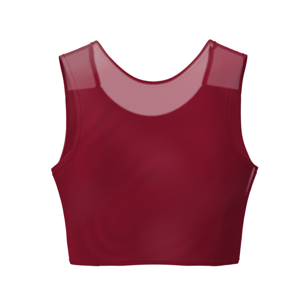 Lola Olivia Fresh Mesh Binder in Cherry, back