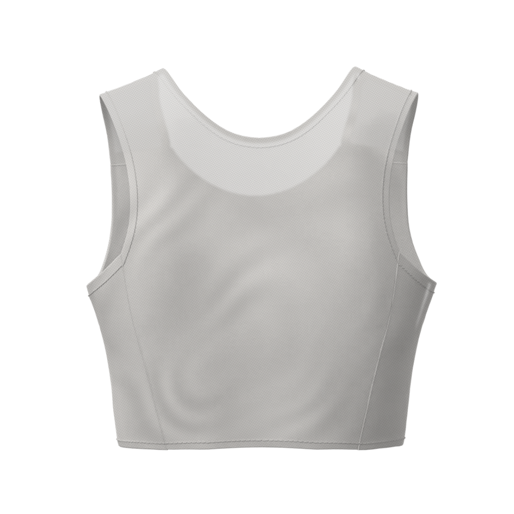 Lola Olivia Fresh Mesh Binder in Coconut, back