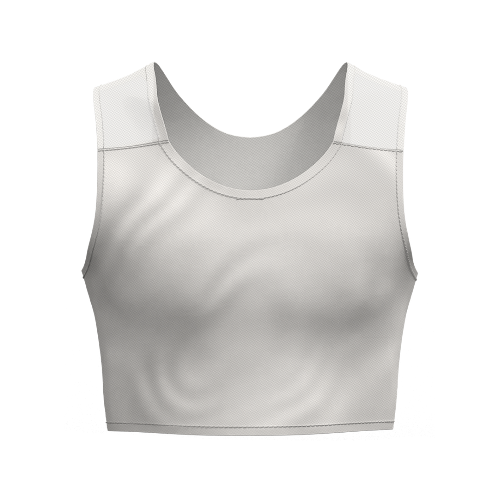 Lola Olivia Fresh Mesh Binder in Coconut, front