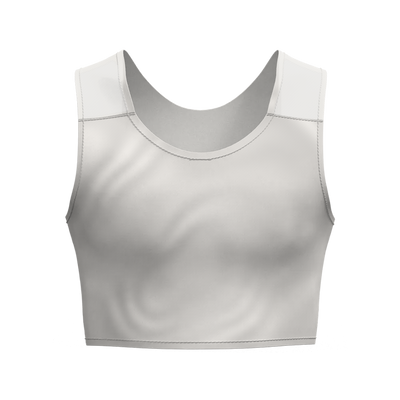 Lola Olivia Fresh Mesh Binder in Coconut, front