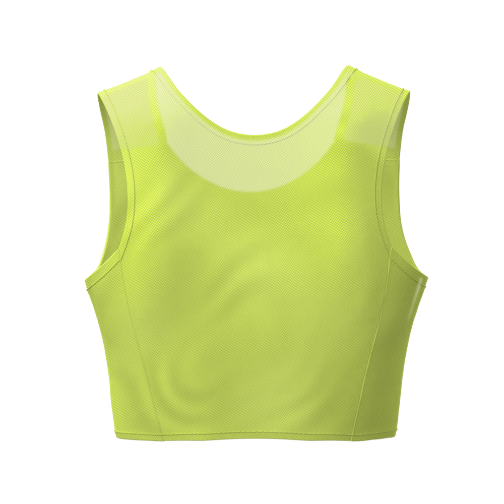Lola Olivia Fresh Mesh Binder in Lemon, back